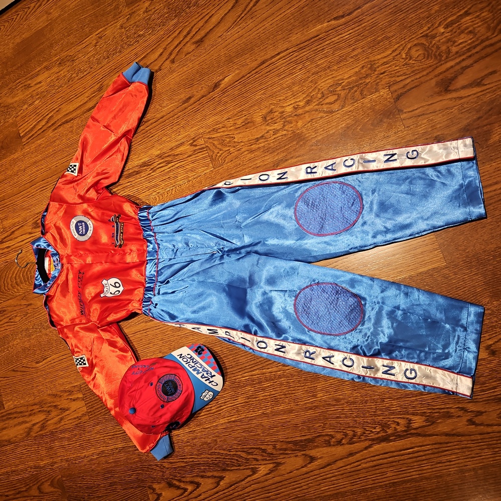 Chasing Fireflies Aeromax Racecar Driver Costume size 8-10